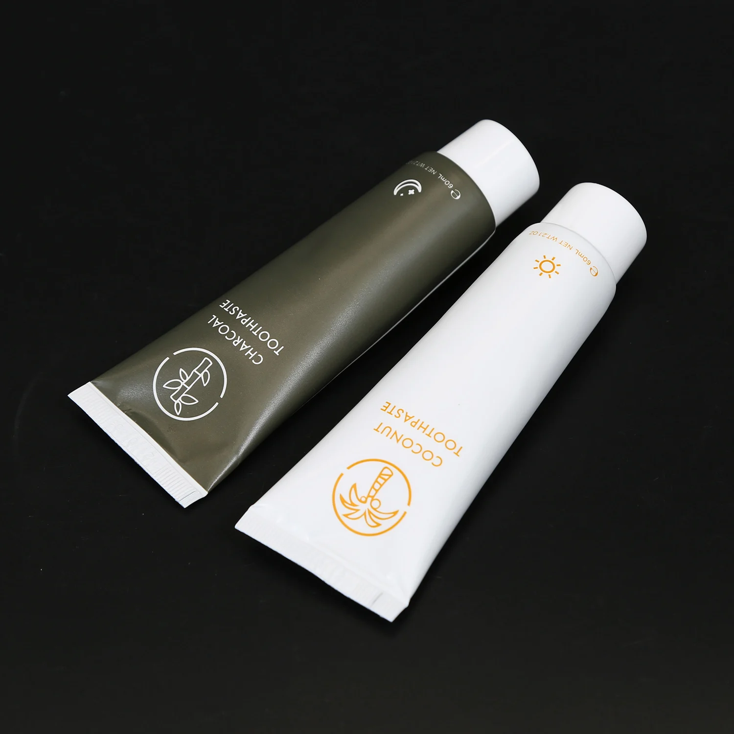 Organic charcoal teeth whitening toothpaste