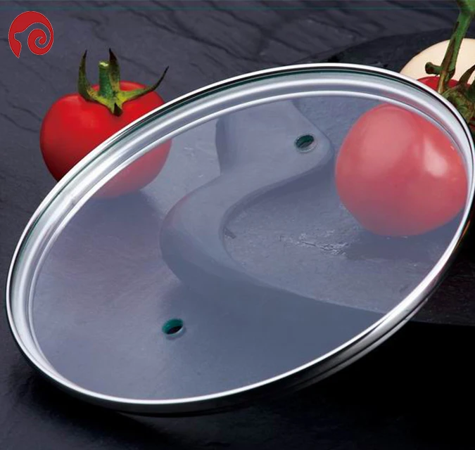 Hot Selling Multi Size Excellent Heat Resistance Flat Durable Tempered Glass Lid for Cookware