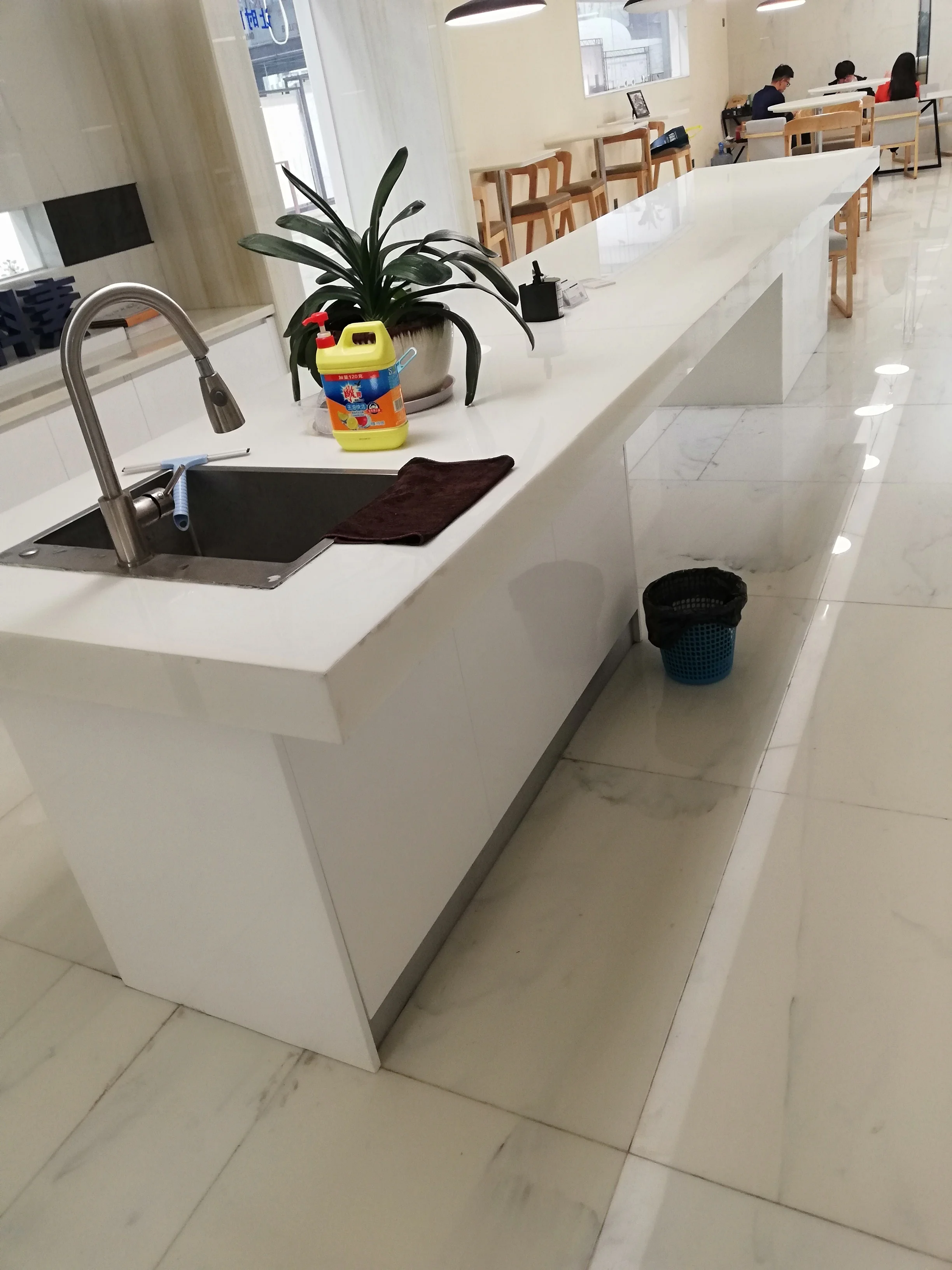 Wholesale Quartz Nano Carrara Calacatta White Marble Slab Calacatta White Slab Crystallized Glass Stone