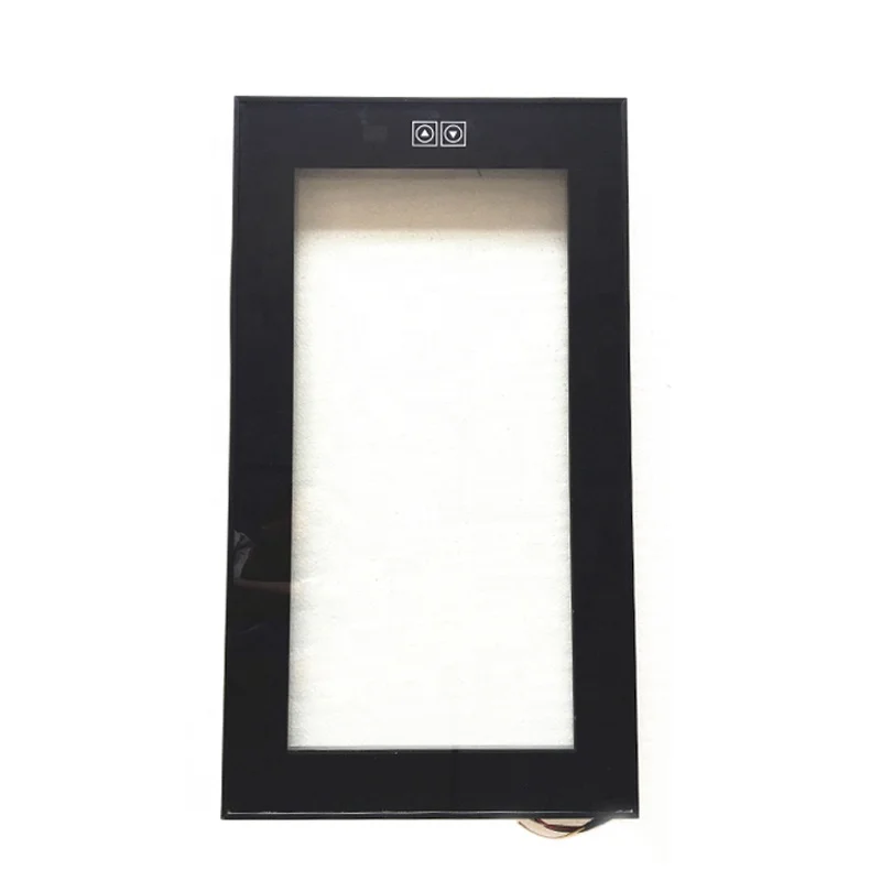 
Mini Bar Black Narrow Aluminum Frame Refrigerator Glass Door 