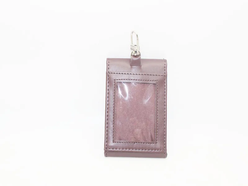 
OEM large capacity card holder foldable PU leather ID case business card sleeve Holder 