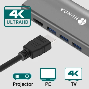  87 Вт алюминиевого сплава ABS USB3.0 типа Type-C feamile PD и аудио порт 9 в 1 взаимный обмен данными между компьютером периферийными устройствами зарядное устройство