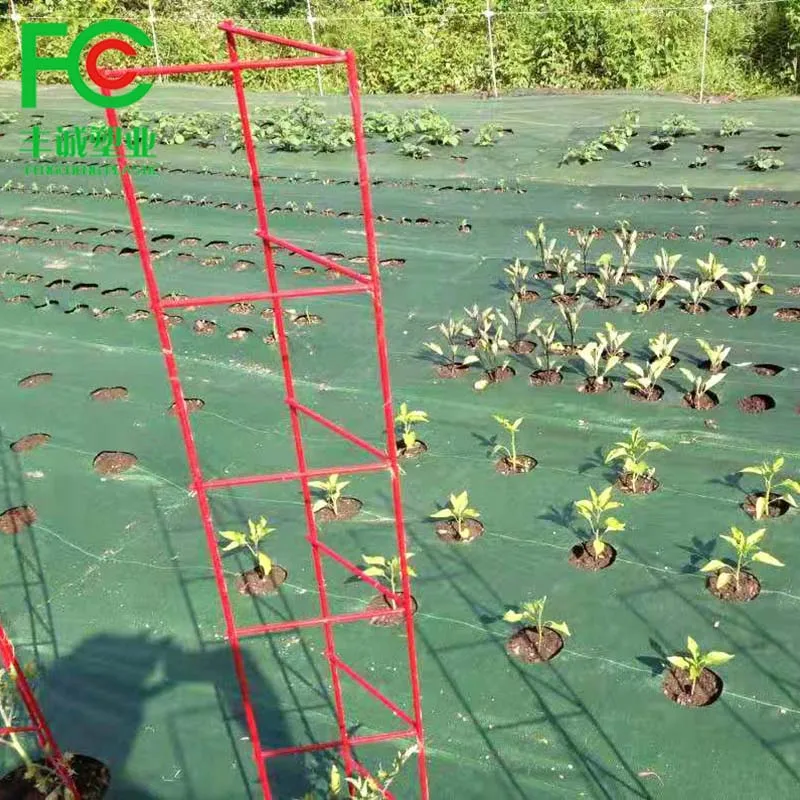 china wholesale agricultural products punching holes woven weedmat fleece / weed killer control mat in black