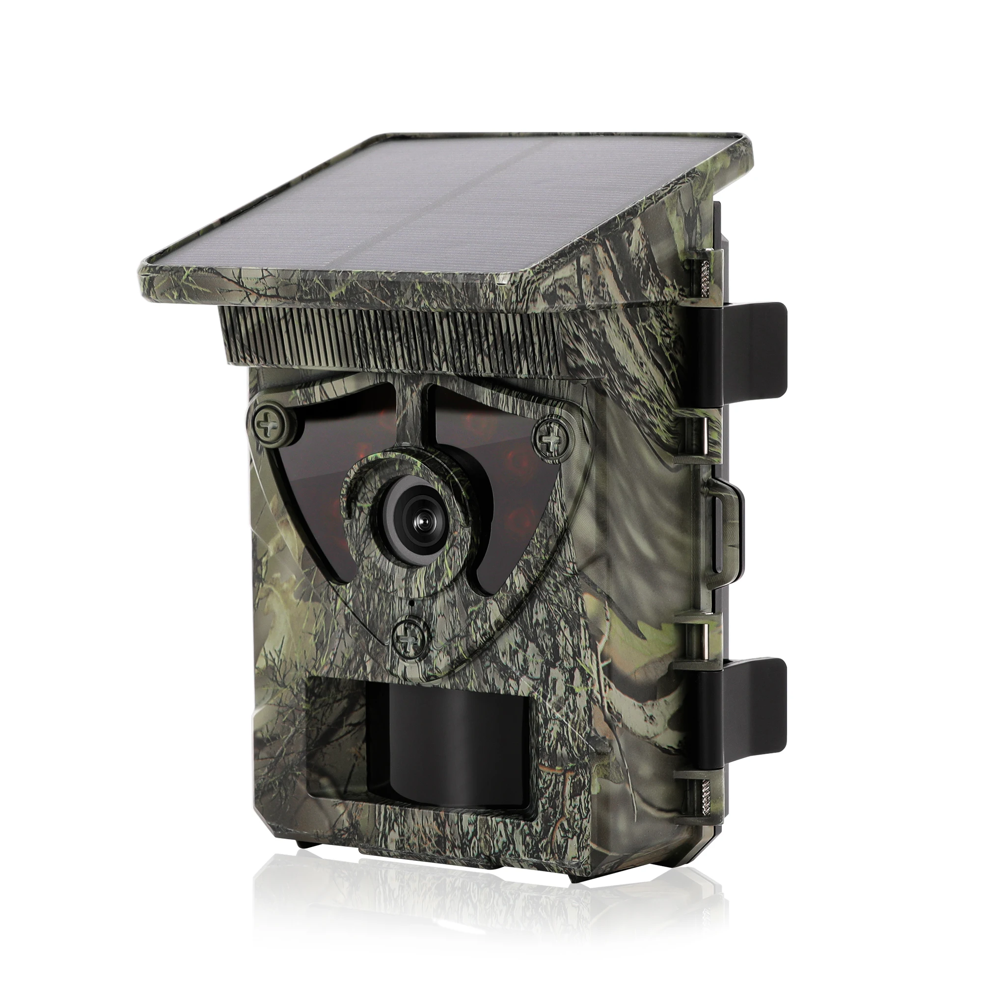 4K 60MP Wifi Solar Powered Wild Trail Camera Photo Traps With Live View 5200mAh Li-Battery 120 Degree Wide Angle for Hunting