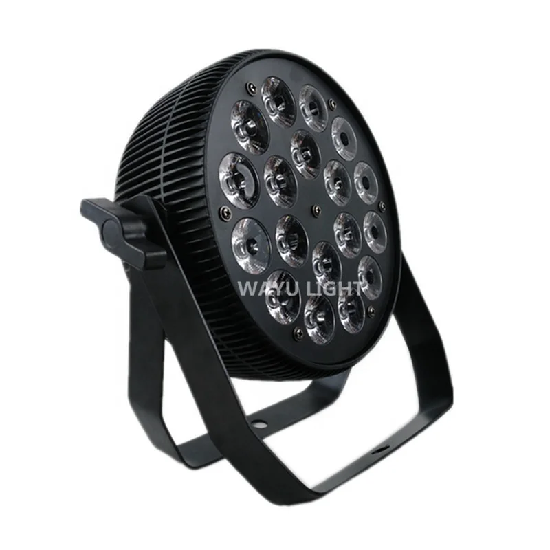 18x18W led Par Light RGBWA+UV 6in1 LED Stage light Wireless DMX  Mini par LED Wedding Club LED  Par can Wash light
