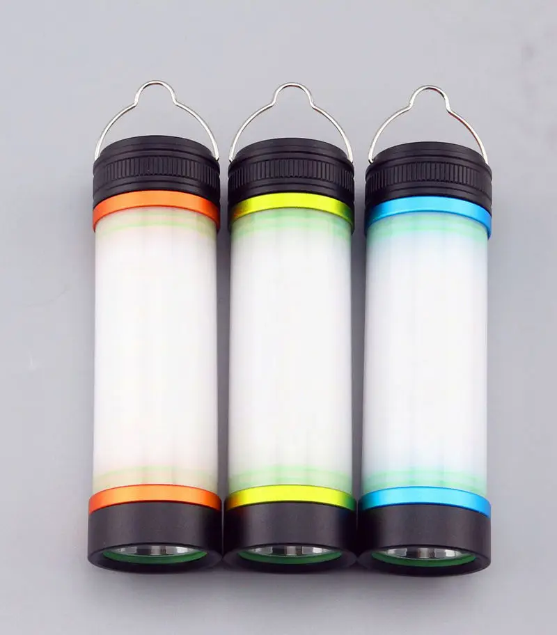 Camping Light Aluminum Flashlight Tent Light Hanging Magnetic Power Bank Warning Light Multifunction Led Outdoor Cob Led 1-year
