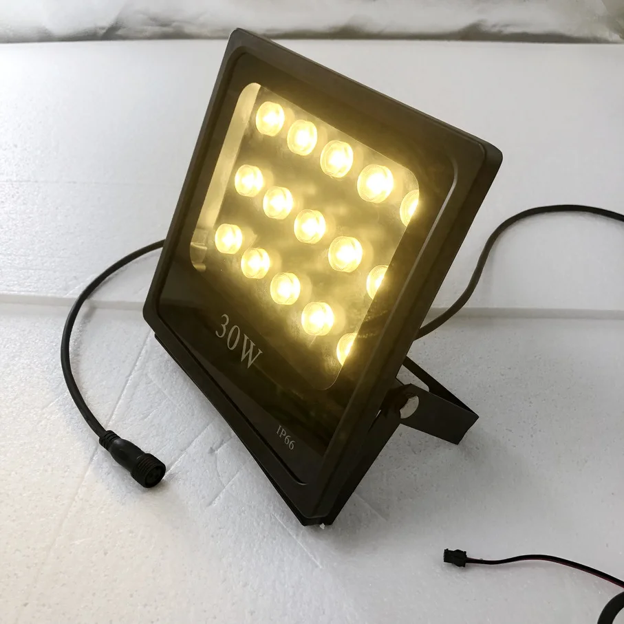 External Connection: RGB DMX Decoder /WIFI/ RF Controller Square RGB  Ultra-thin  LED  FLOODLIGHT