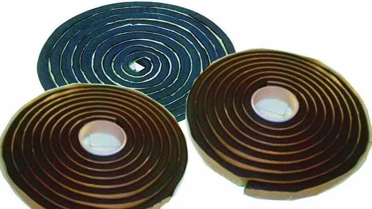 high quality customized Hydrophilic Bentonite Swellable Water Stop Size 20*25mm black colour waterstop strips for concrete