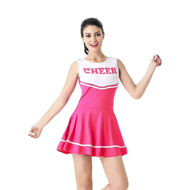Professional sport girls cheer dance cheerleader costume, sublimated cheerleading uniforms