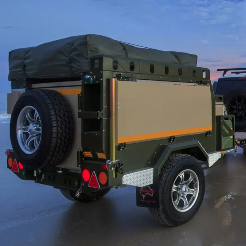 Factory Supply Luxury Camping Caravan Trailers with Camper Mini Caravan Off Road Trailer