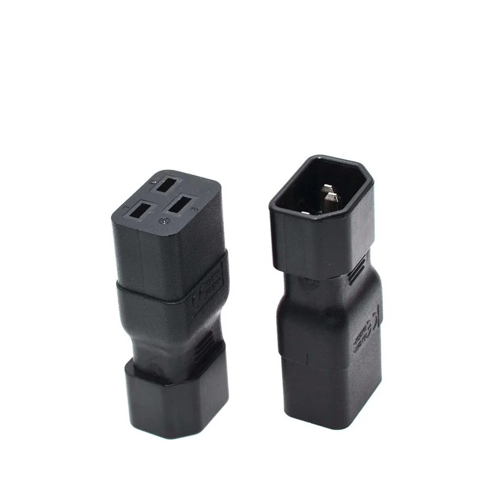 IEC 320 C14 Male To C19 Female AC Adapter Converter Connector For PUD UPS