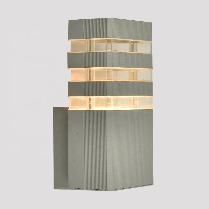 single lamp exterior mounted  garden landscape wall lights