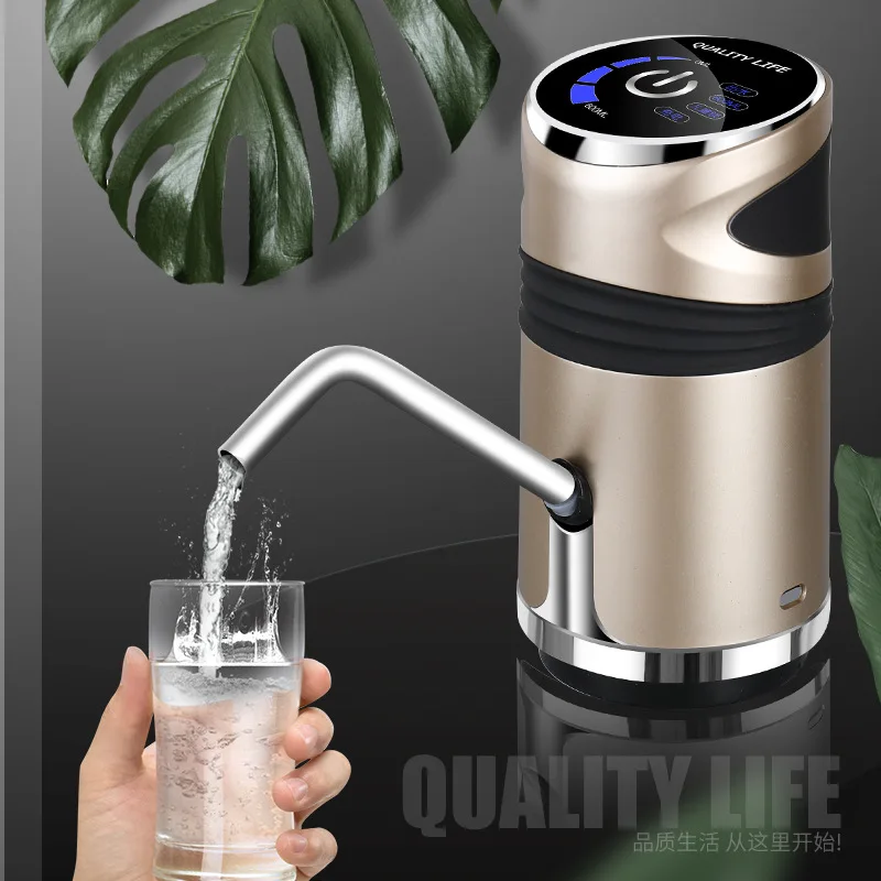New design smart household Digital display electric water pump 5 gallon bottled touch panel bottle top dispenser