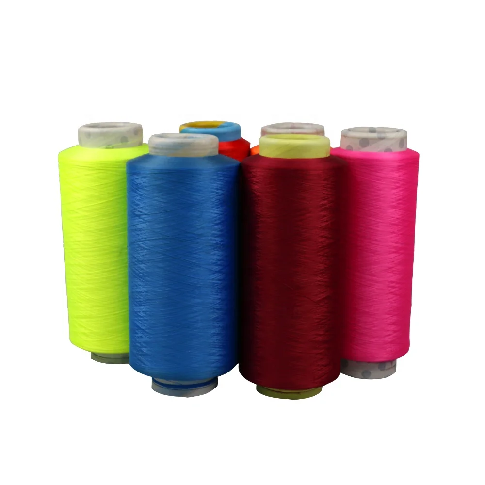 I love this yarn colors 50D-300D/36F-288F filament knitting 100% polyester yarn