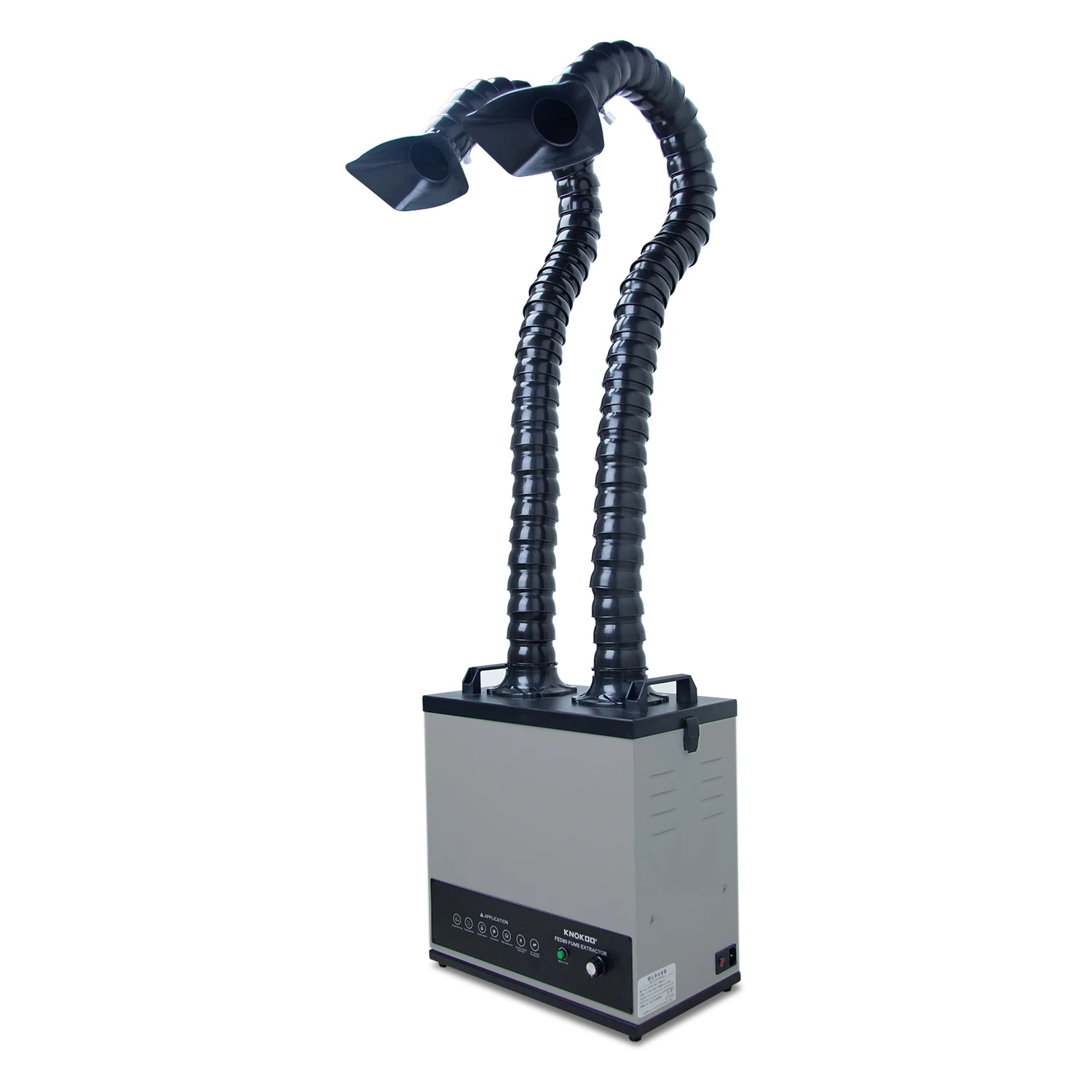 KNOKOO 200W Moxibustion Laser Smoke Purifier 3-Stage Filtration FED80 Welding Soldering Fume Extraction System