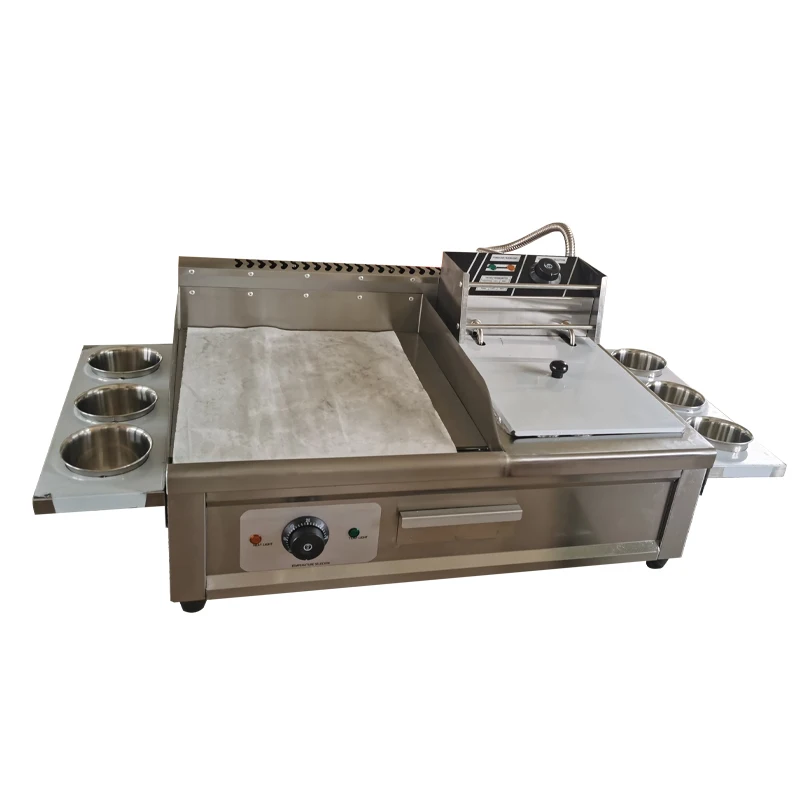 Hot Selling Commercial Electric Grill Furnace Frying Furnace All-in-one Machine Commercial gas grills for restaurants