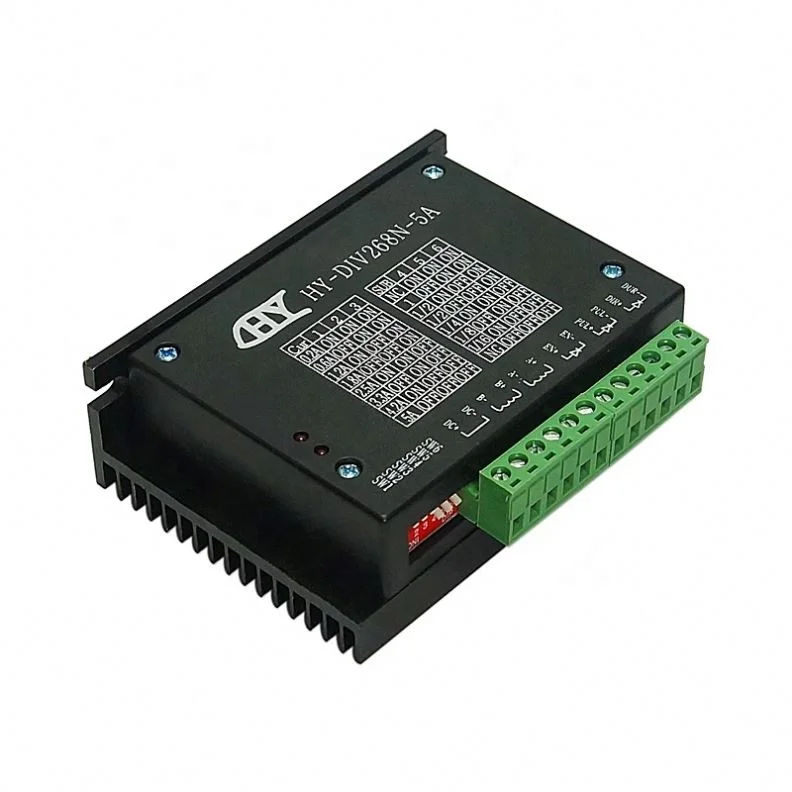 TB6600 Драйвер шагового двигателя HY-DIV268N-5A-12 В постоянного тока ~ 48V гравировальный станок с ЧПУ двухфазный гибридный шаговый двигатель