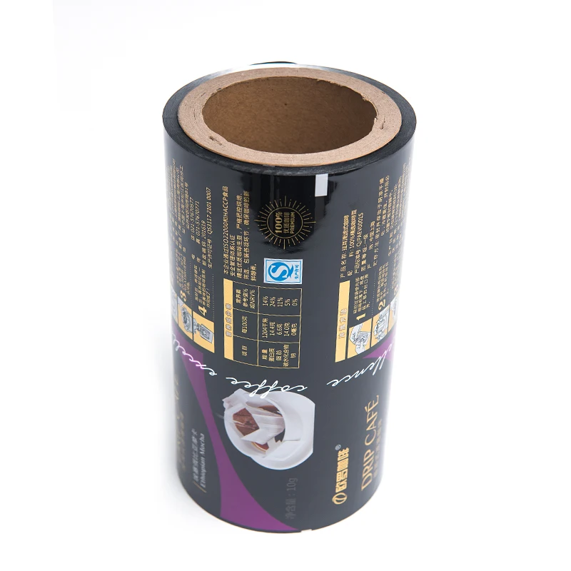 Food Grade Biodegradable Food Packaging Plastic Roll Film / Roll Laminating Automated Packing Film For Food