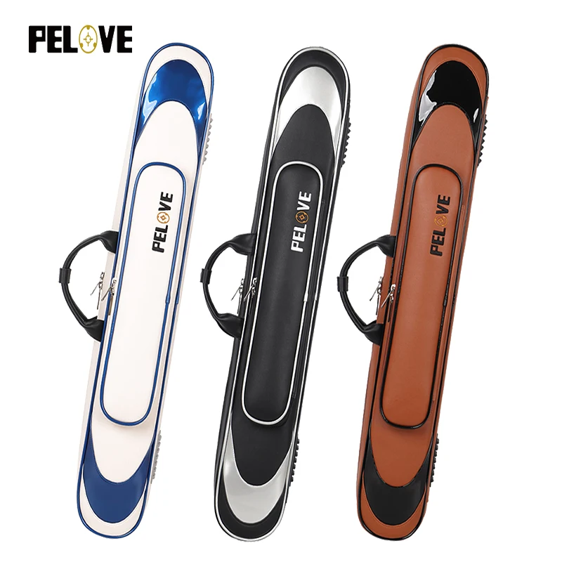 PU leather upgrade , New design waterproof pool cue bag , soft pool cue case