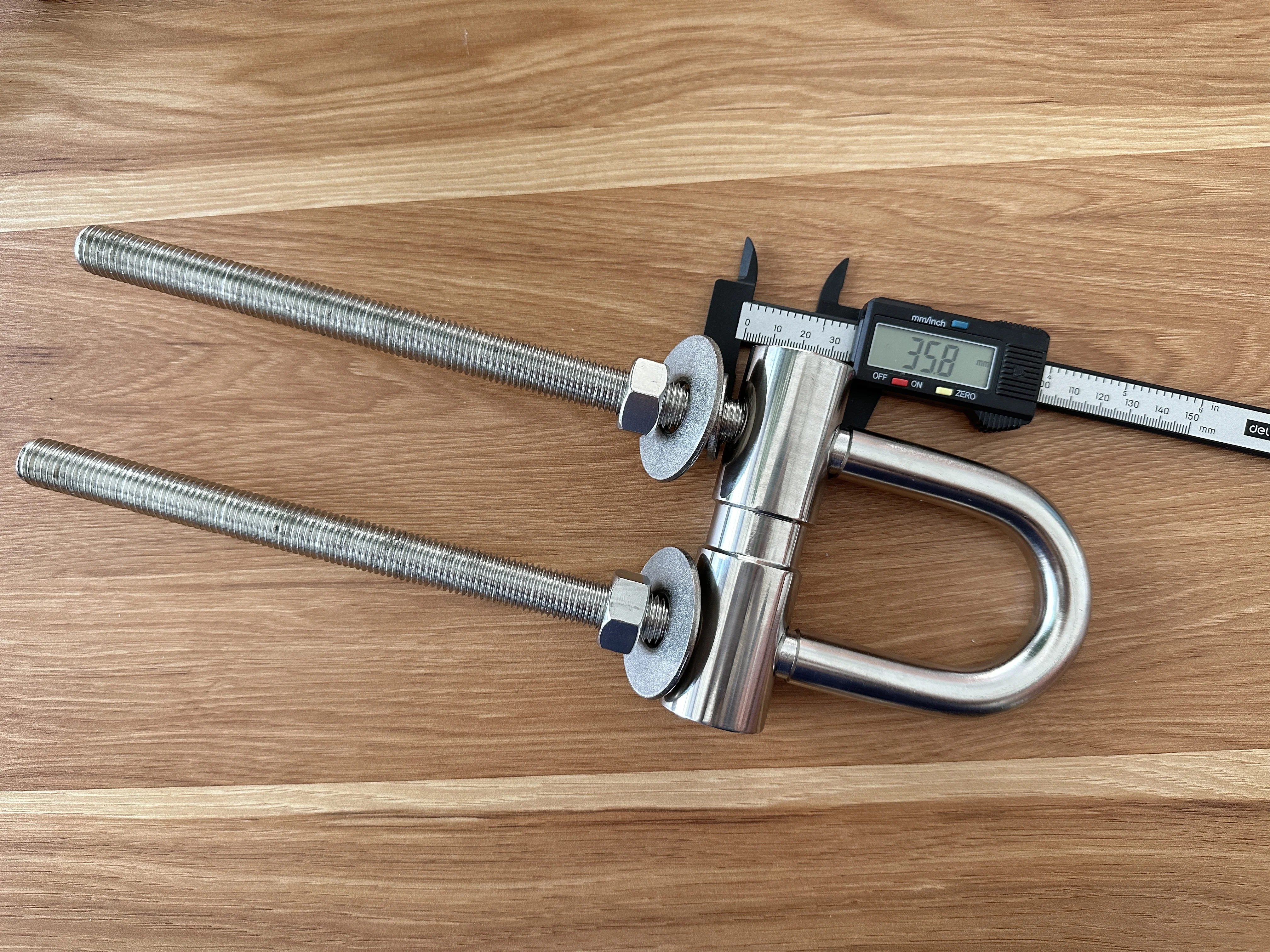 Stainless Steel SS316 M12 M16 M20 U Bolt for Tensile Structure Shade Sails