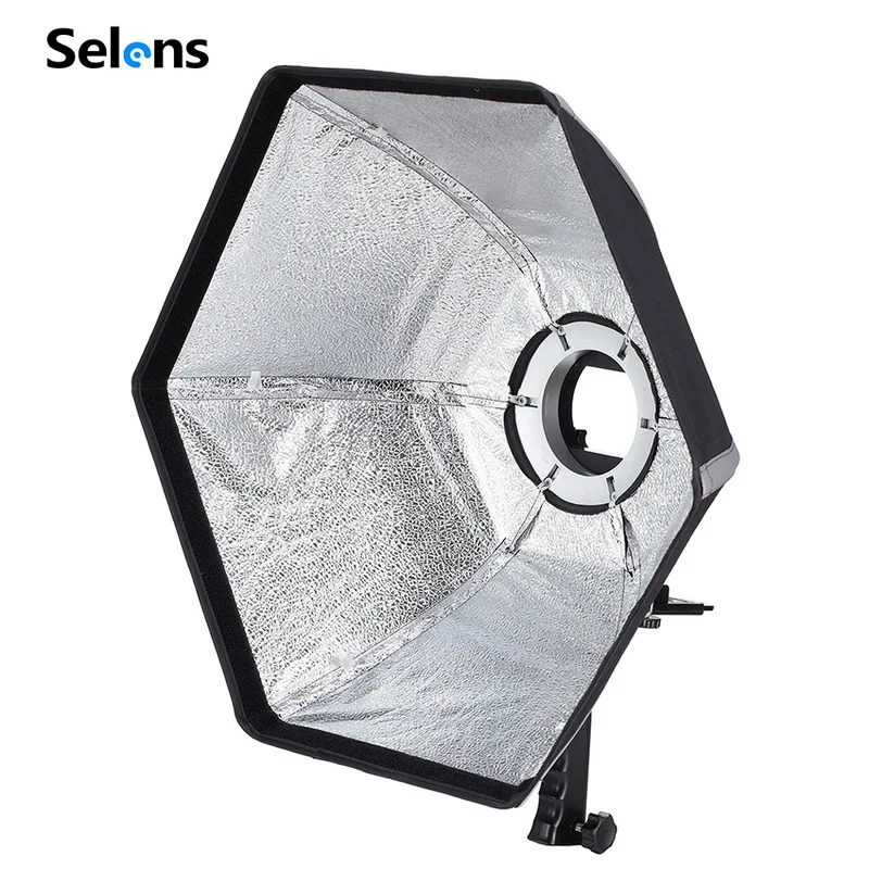 Selens 60cm Photography Studio Hexagon Softbox With L-Shape Adapter Ring