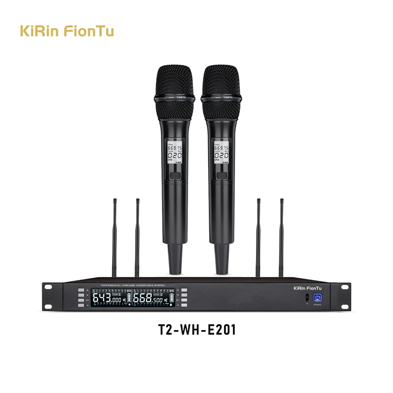 Hot-selling high-quality dji microphone wireless 2-channel professional stage performance wireless handheld microphone