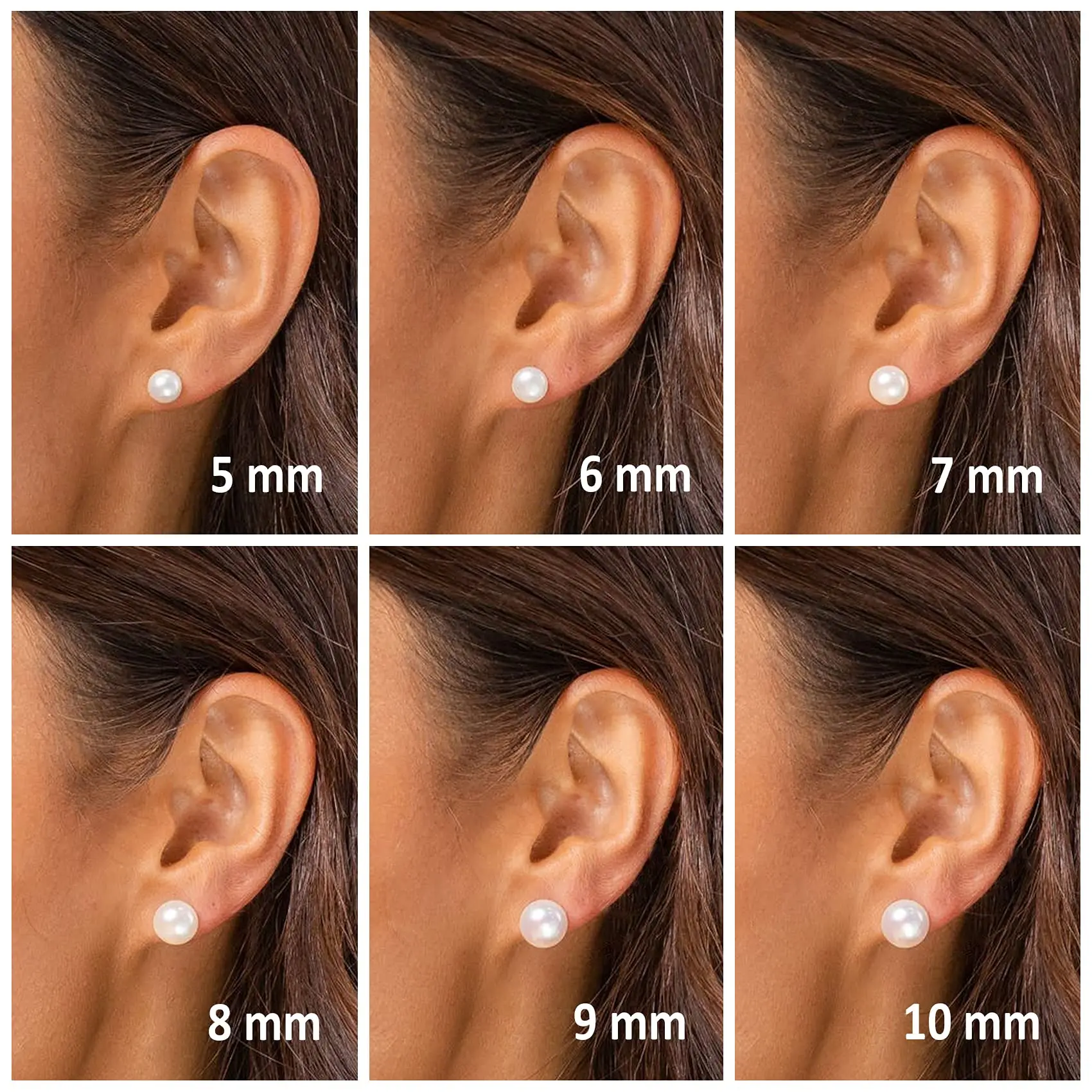 Fashion Earrings Sterling Silver Vintage Wedding Womens Tiny Pearl Stud Earrings Small Pearl Stud Earrings For Women
