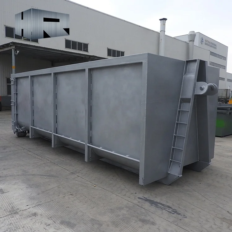 Hot dip galvanizing dumpster Stacking Bin roll off container