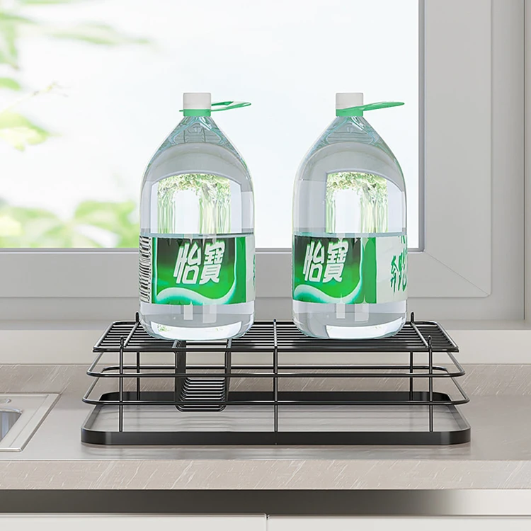 Kitchen Countertop Stackable Storage Rack Cupboard Shelf Organiser Stand Spice Rack Storage Holders & Racks Customized Logo