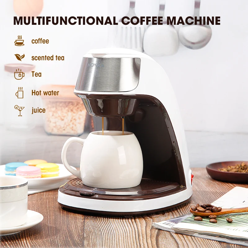 2021 Best-Sellings Coffee Machine White 450w 220V 110V household office Cafe Drip Coffee Machine