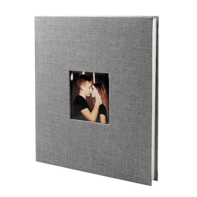 wholesale photo album linen self adhesive scrap book vintage memory book
