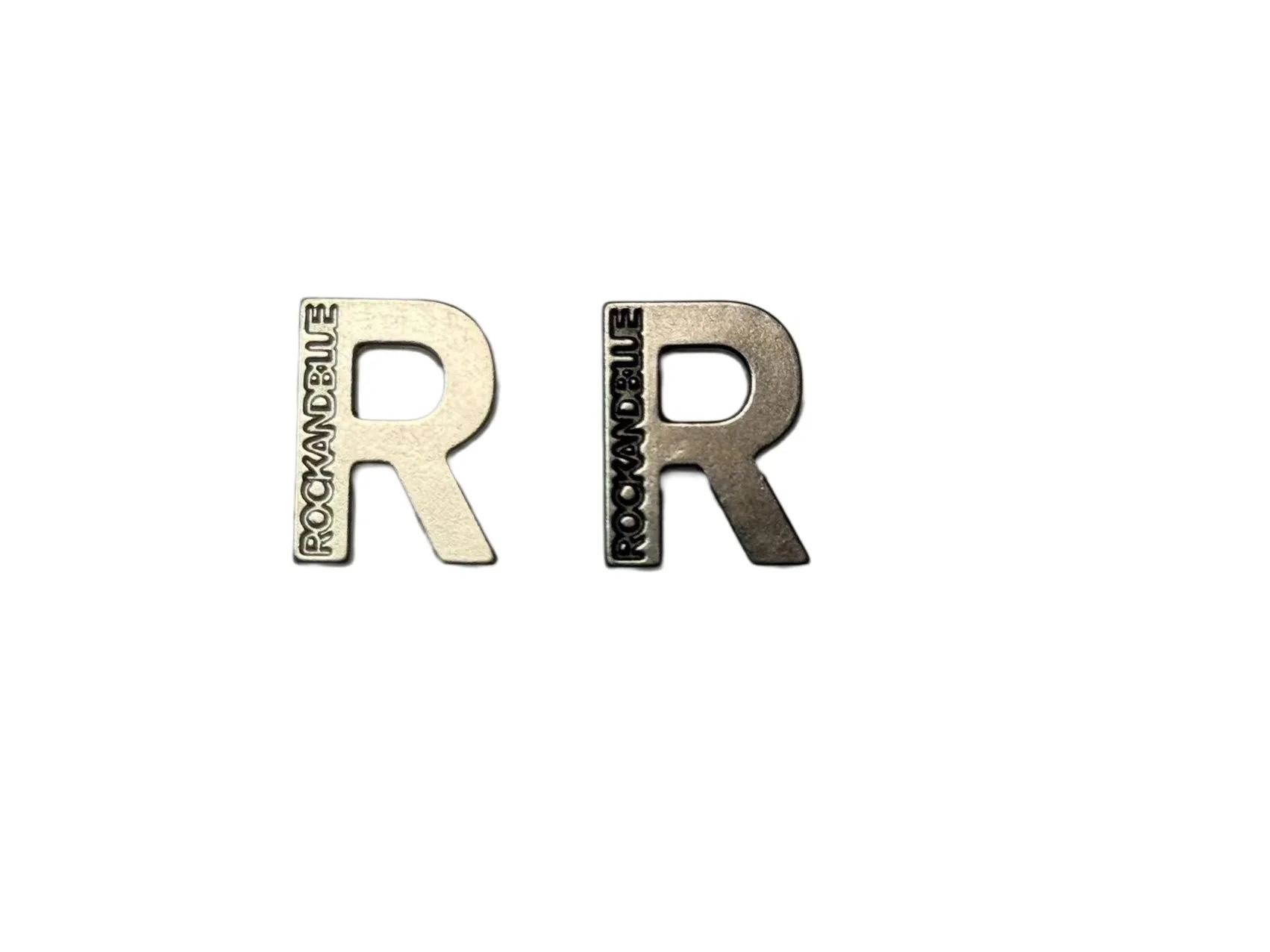 Manufacturer New Design Letter Metal Logo Label Metal Tag  for bags