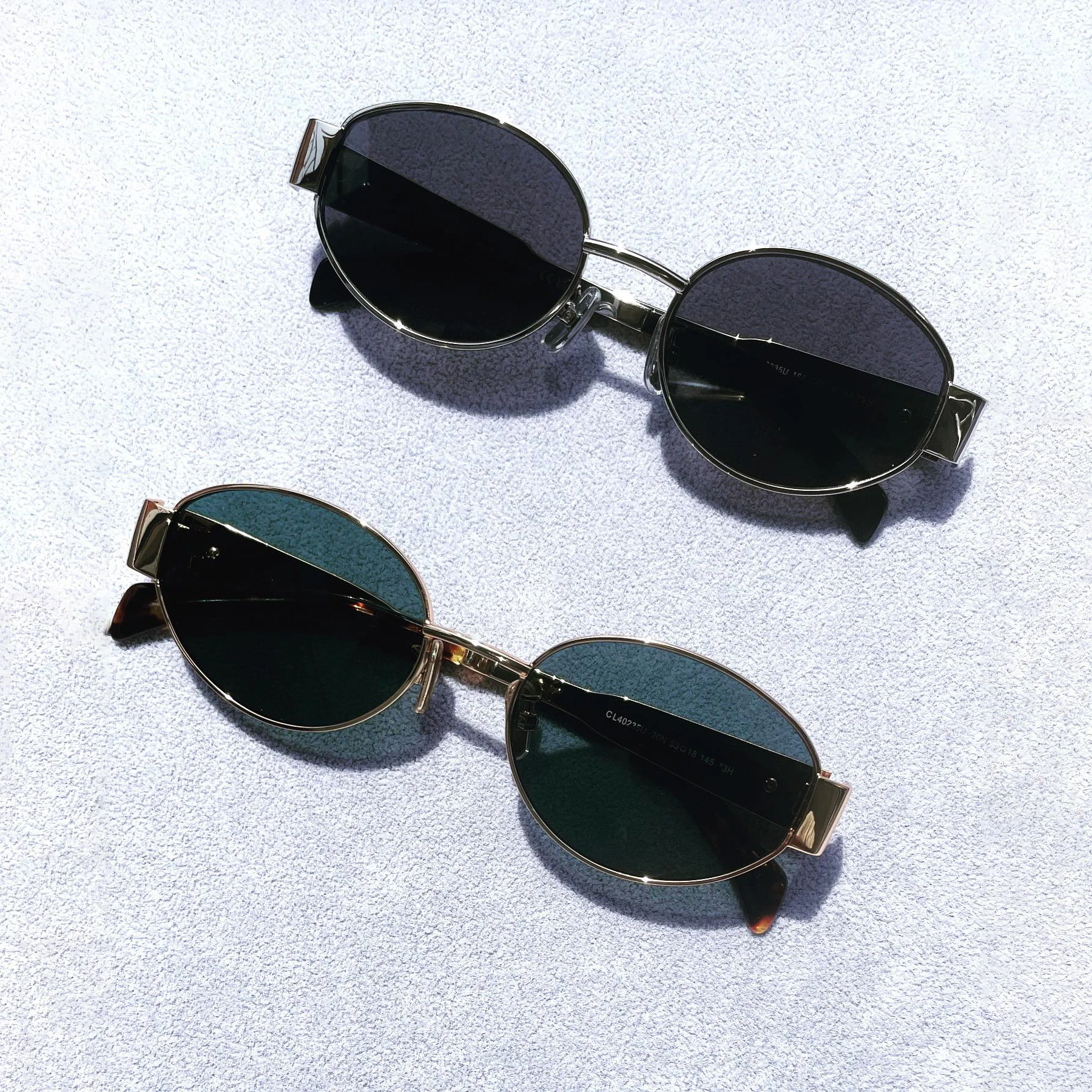 New Sunglasses Arrivals 2023 Branded Luxury Sunglasses 2024 Products China Uv400 Wholesale Round Metal Oval Sunglasses