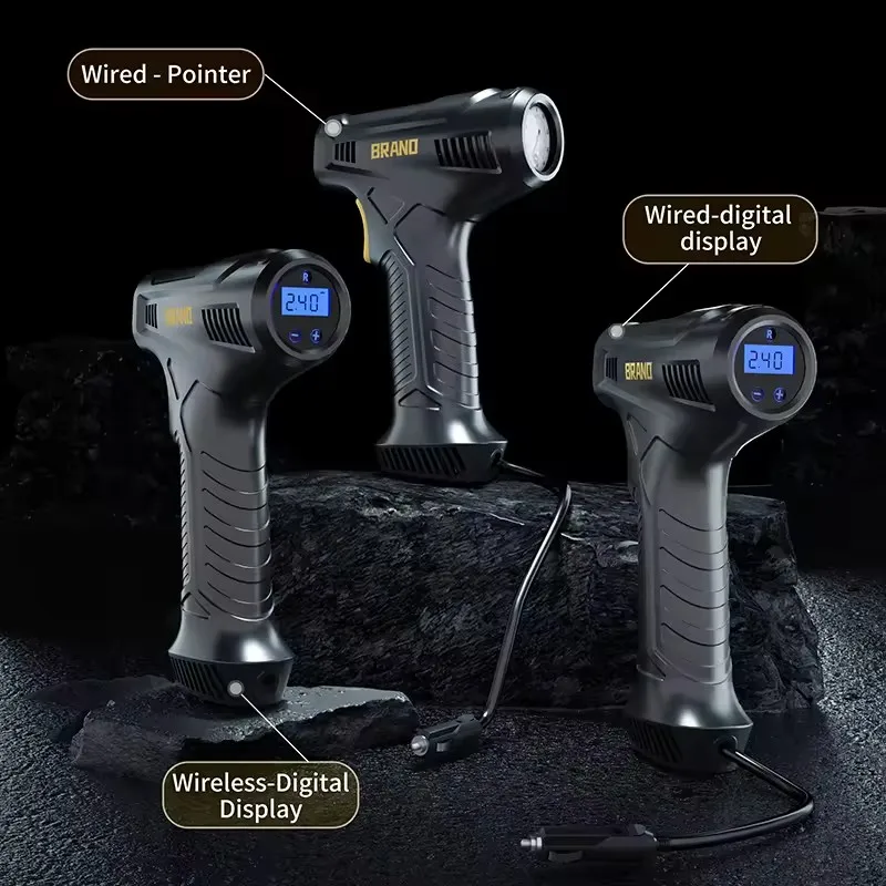 Automatic Car Tires Tyre Pump Bicycle Bike Car Air Compressor 12V Digital display wired/wireless Gun Portable Tire inflators