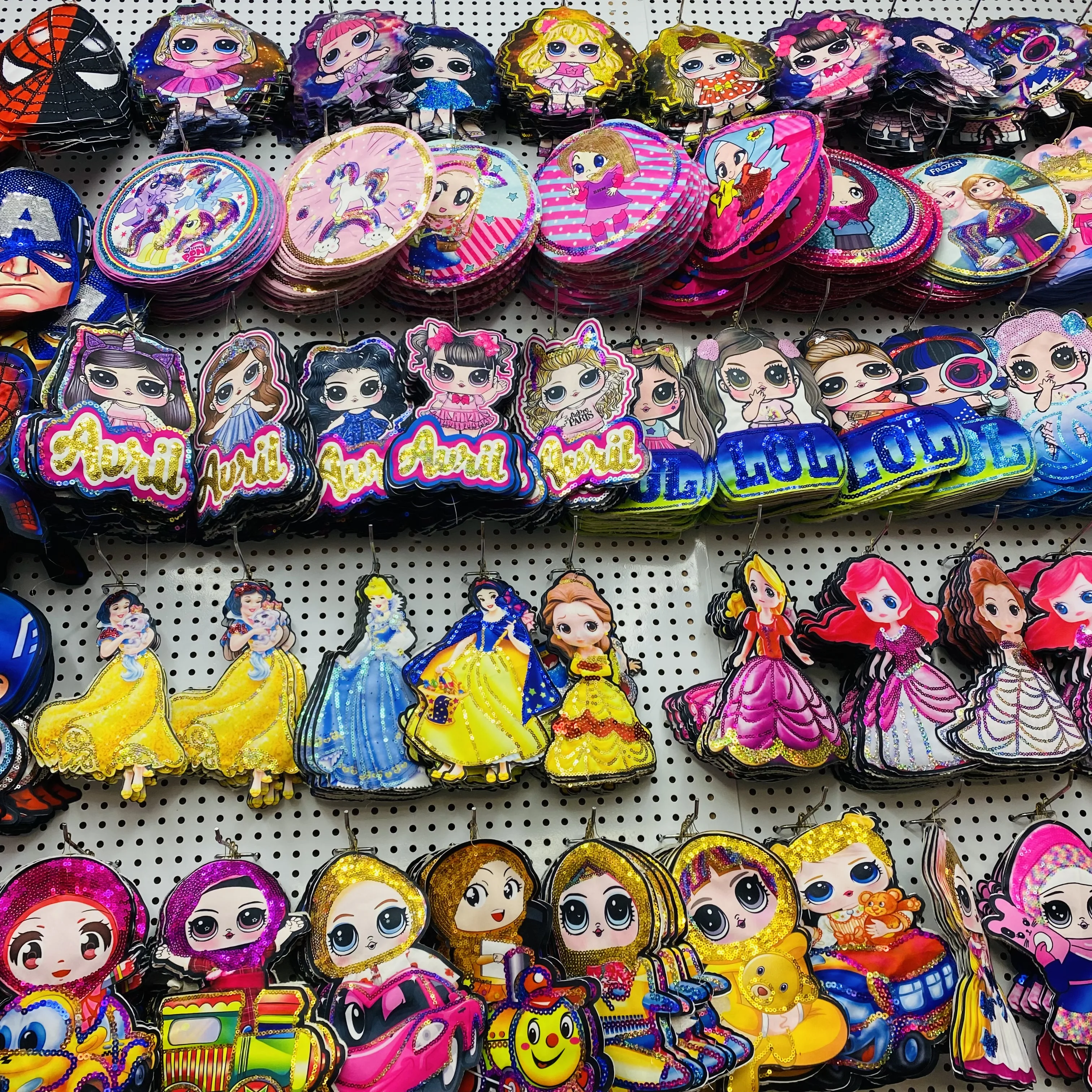 Sequins Embroidered Cloth Sticker Patch  Fashion Sequins Computer Embroidery patch