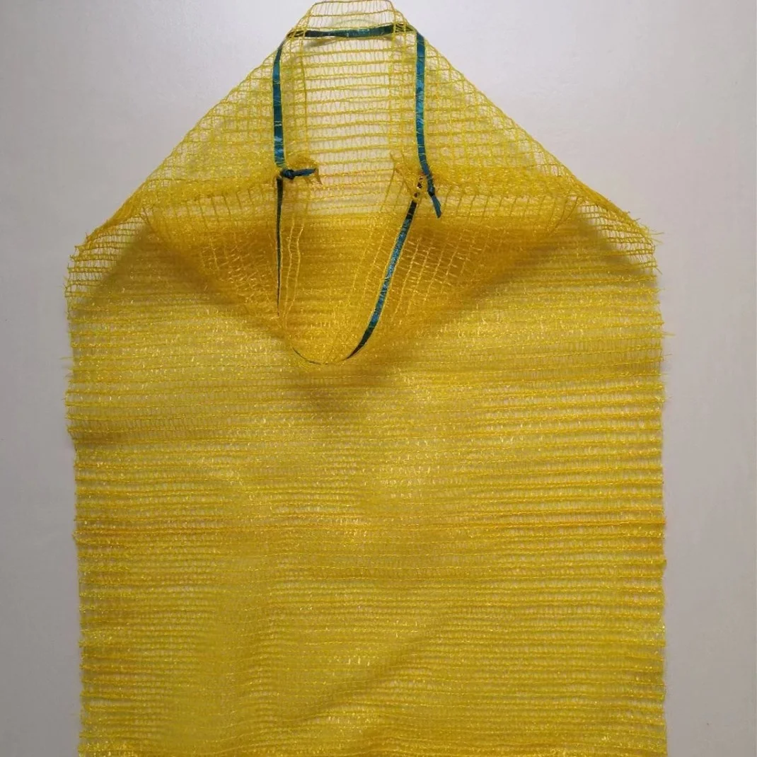 Plastic PE mesh net sacks raschel orange bags for vegetables fruit potato onion pepper cabbage cucumber