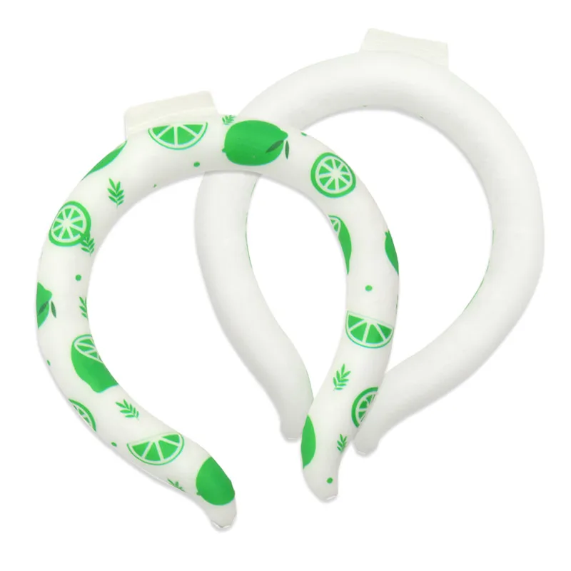 2024 Summer Hot Cold Compress Neck Pack Wrap Ring Cold Neck Cooler With Cooling Plates