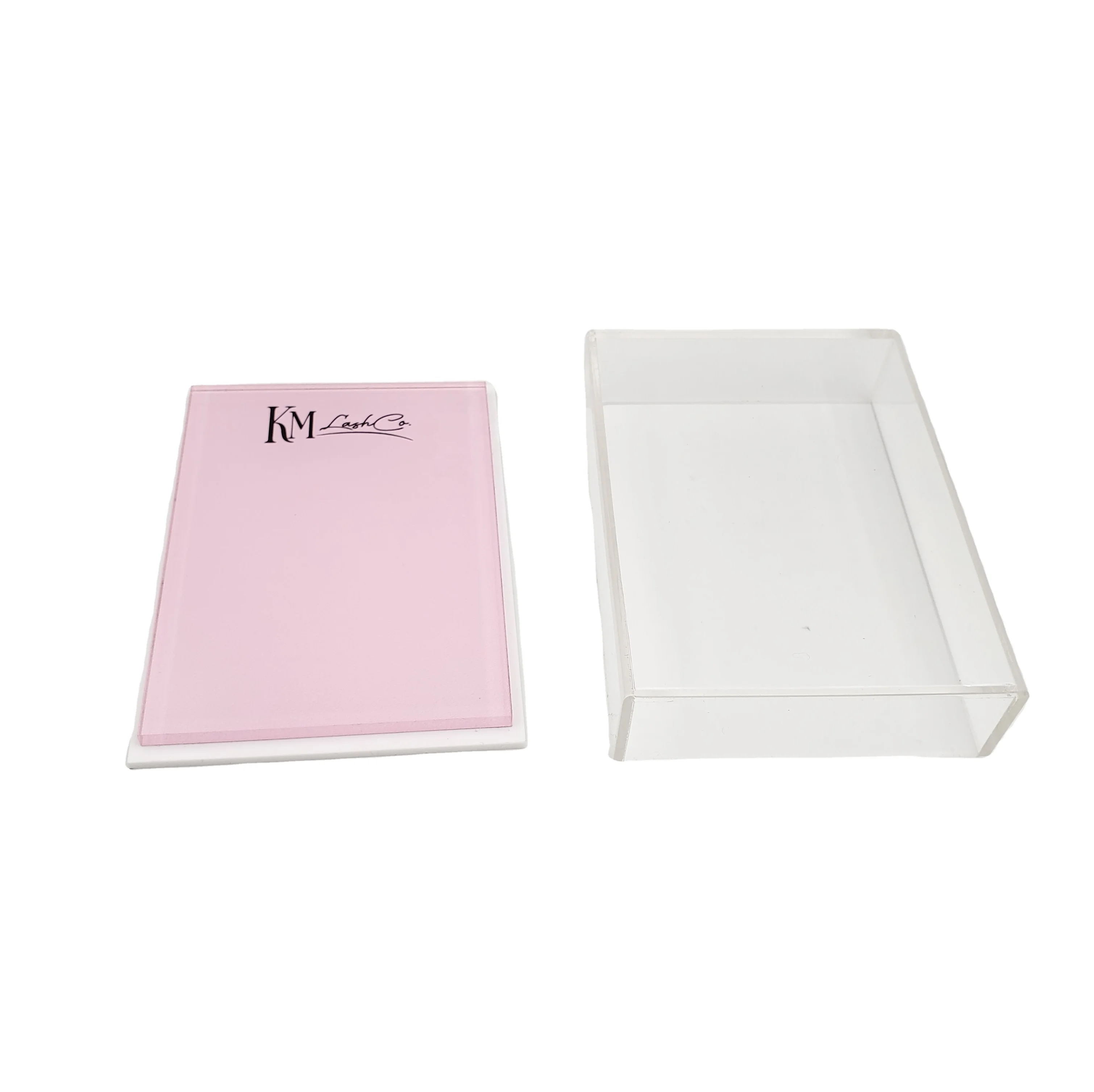 
pink single lash box/pink eyelash box/single lash case pink 