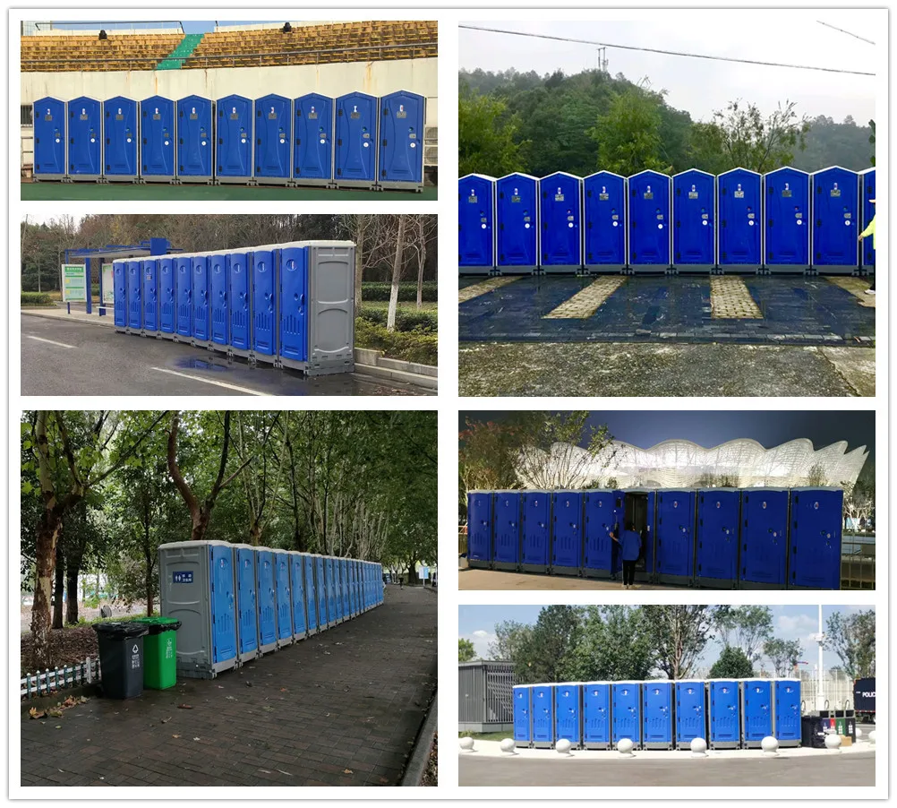 hdpe cheap price outdoor portable shower and toilet cabin movable toilet shower portaloo portable toilet cubicle