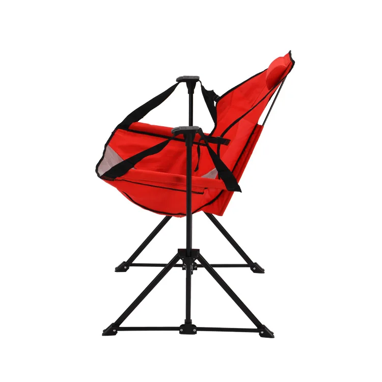 Factory supply discount price foldable moon chair camping chair folding beach chair