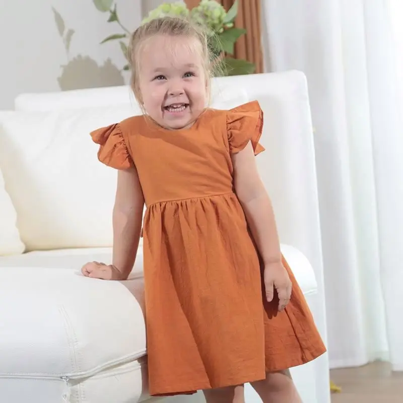 Baby prom cotton pure white dress Newborn Baby Girl Dresses Baby girl dress set