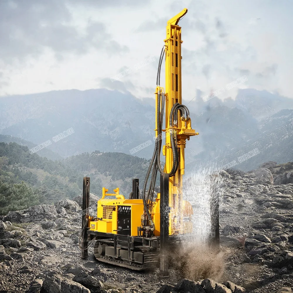 200M 300M 400M 600M deep well drilling machine DTH hammer drill Machine for Water Wells