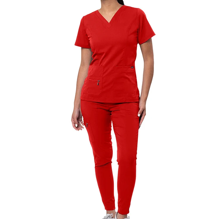 Design Your Own Scrubs Doctors Hospital Scrubs Dental Clinic Workwear Short Sleeve Work Suits Beauty Set Medical Uniform Scrub