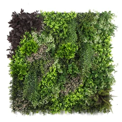 Hot sale 1m*1m artificial boxwood hedges panels roll for home wall decoration