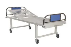 Simple Cheap Price  mechanical hospital bed 1 Crank Clinic Bed  Nursing Bed
