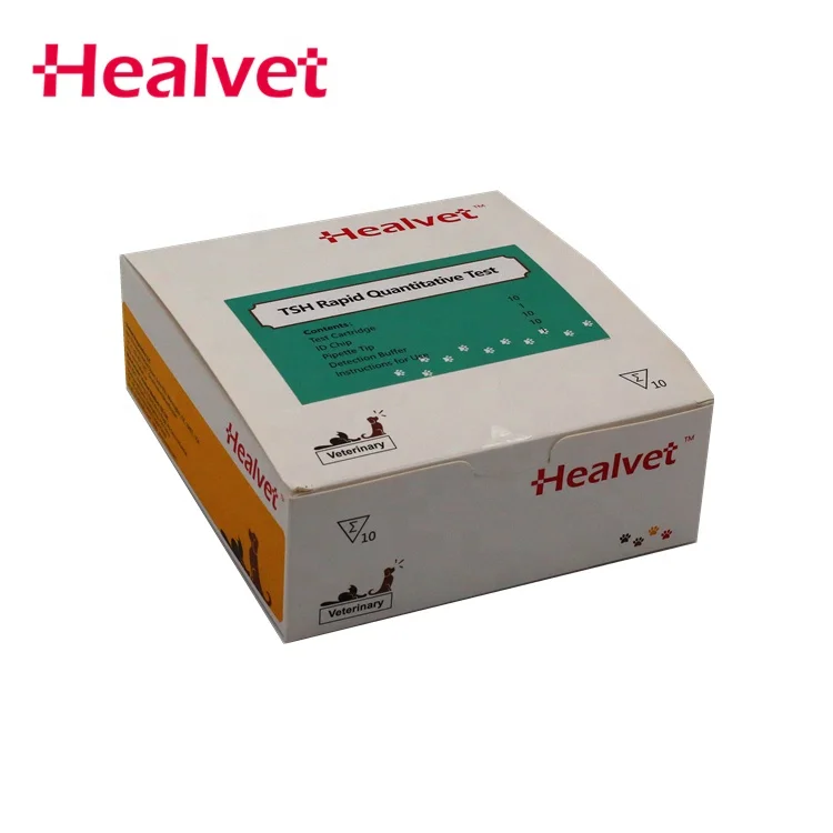 Healvet POCT pet диагностический canine feline Vet, иммунофлуоресцентный анализатор, ветеринарный TSH тестовый комплект
