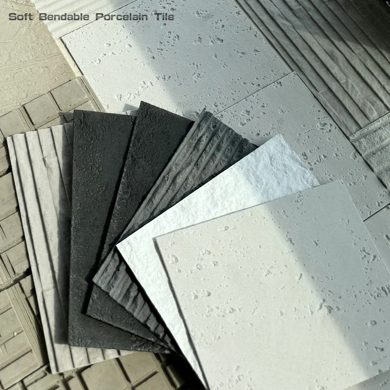 Soft Stone Panels Granite Slab Tiles and Wear-Resistant soft stone wall cladding flexible tiles series