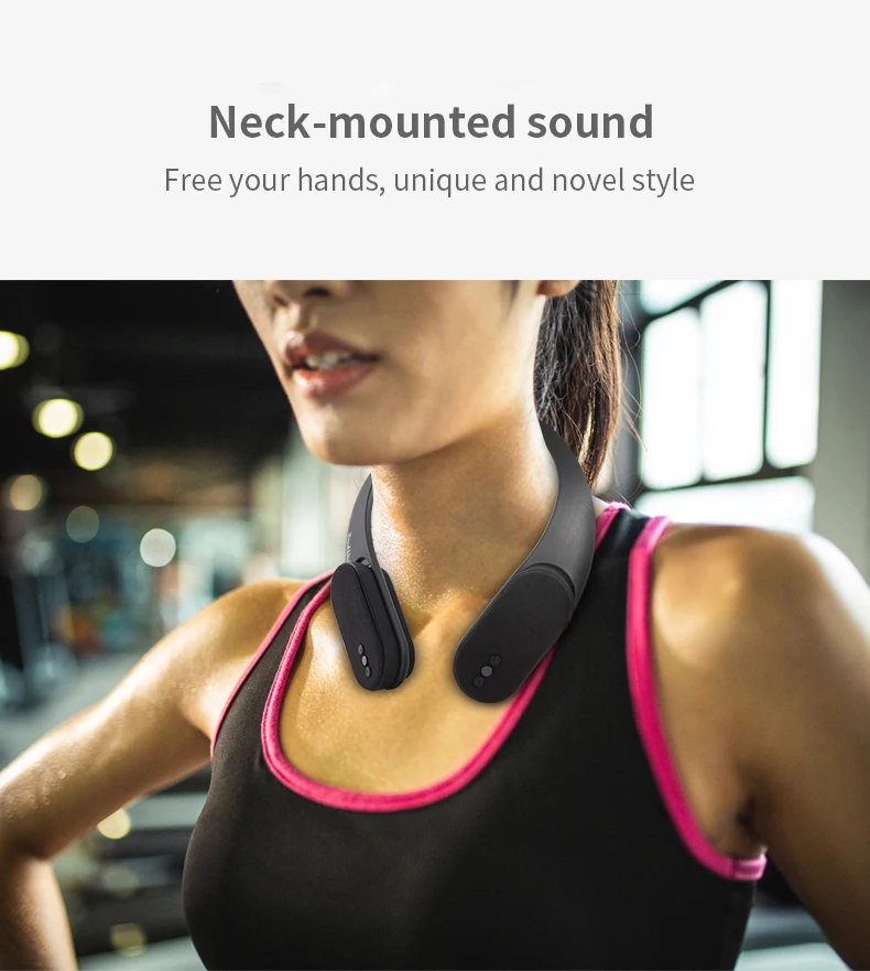 new convenient neck-mounted hanging neck outdoor wireless audio