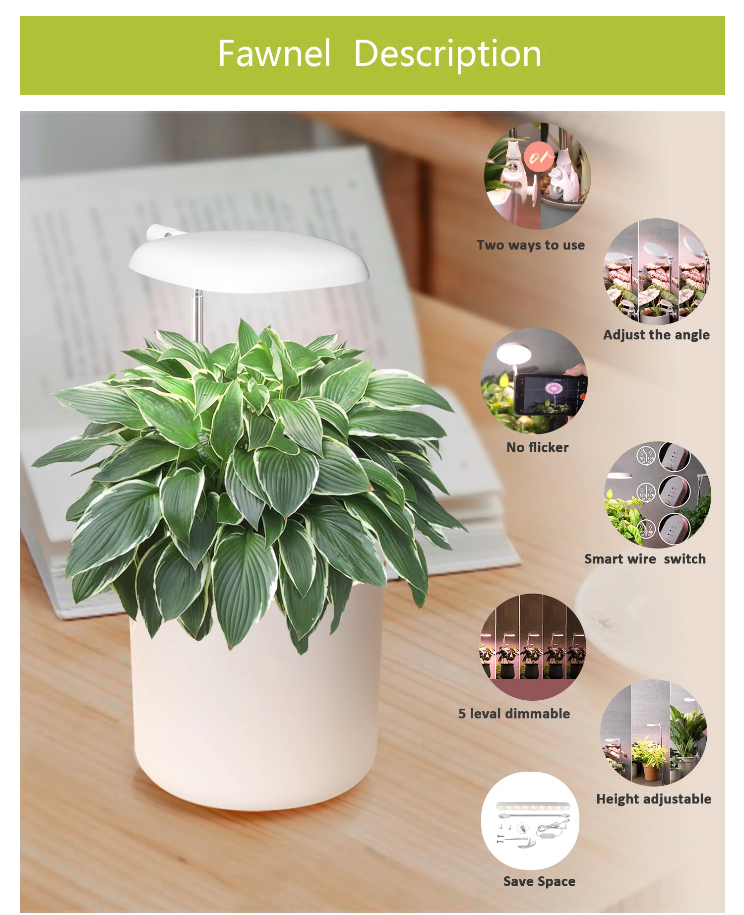 herb garden plant grow lamp smart indoor plant garden automatic timer indoor herb garden growing kit flower pots and planters