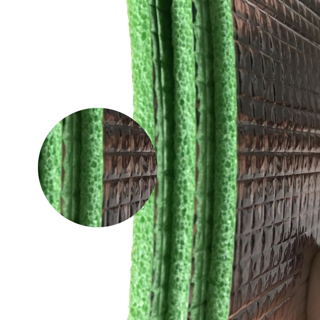 closed cell polyolefin foam (xlpe) with foil sheet or rolls with self adhesive backing for hvac